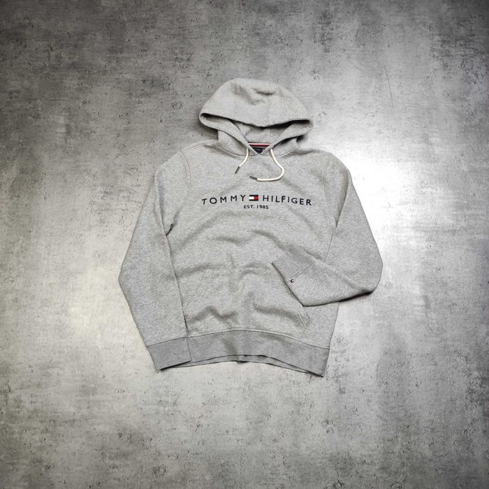 MĘSKA Bluza Hoodie z Kapturem PREMIUM Bawełna Tommy Hilfiger Duże Logo