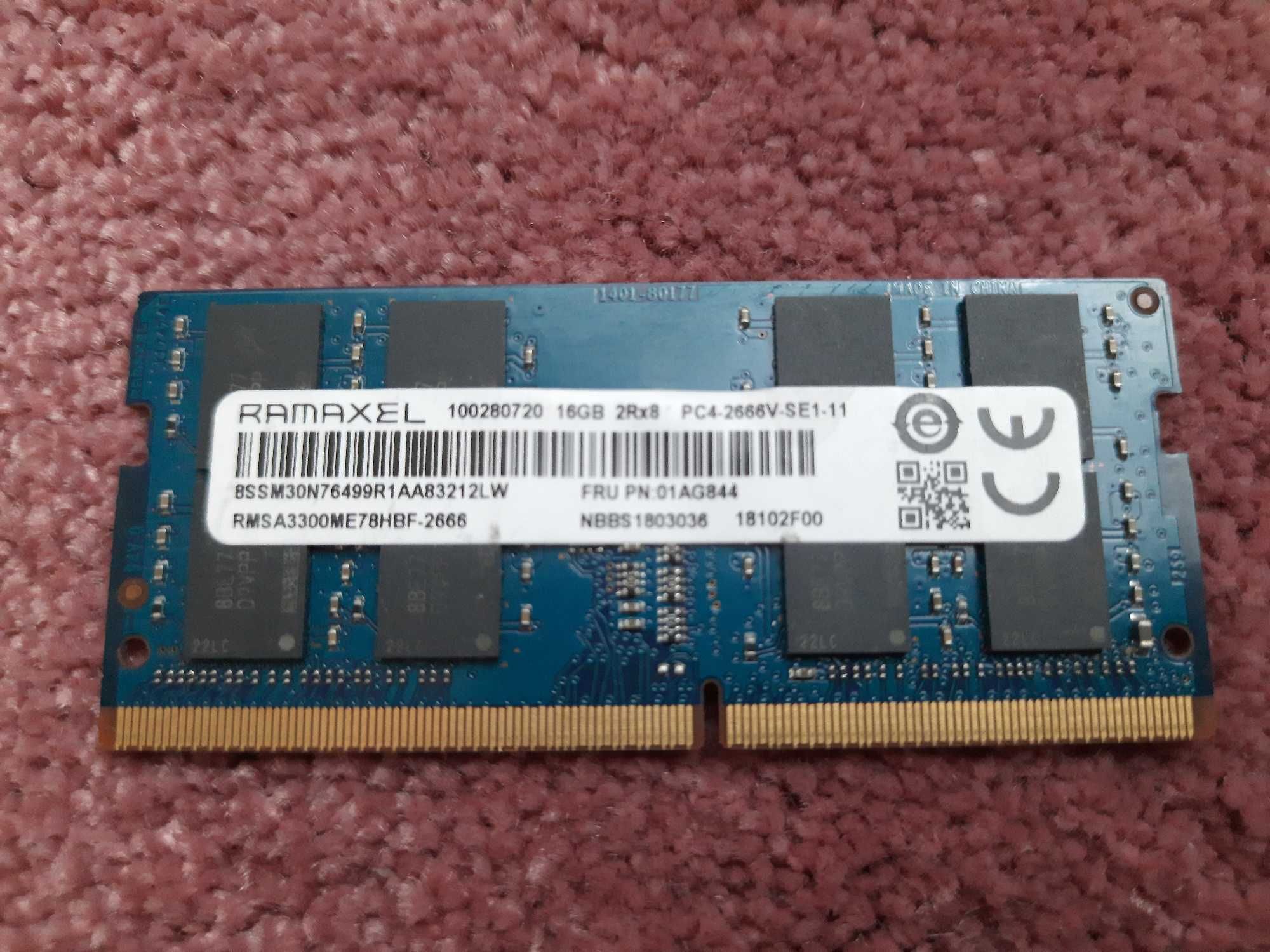 Pamięć do laptopa DDR4 2666MHz 16GB (1x16GB) 1,2V Ramaxel