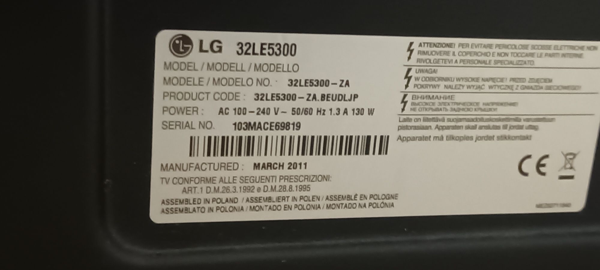 Telewizor lg 32 "