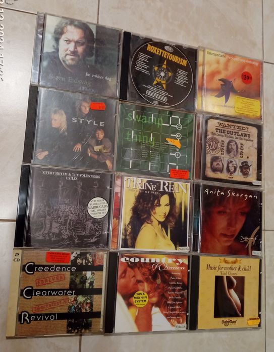 Płyty CD muzyka 12 szt.