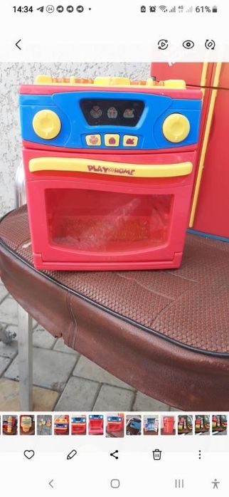 Газовая плита и холодильник