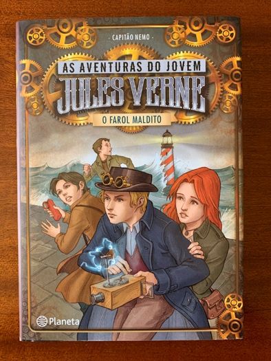 Livro: As aventuras de Jules Verne - O farol maldito (novo)