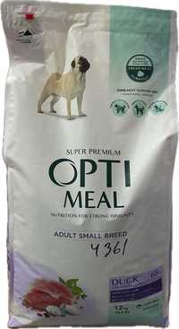 Корм OptiMeal для собак малих порід з качкою