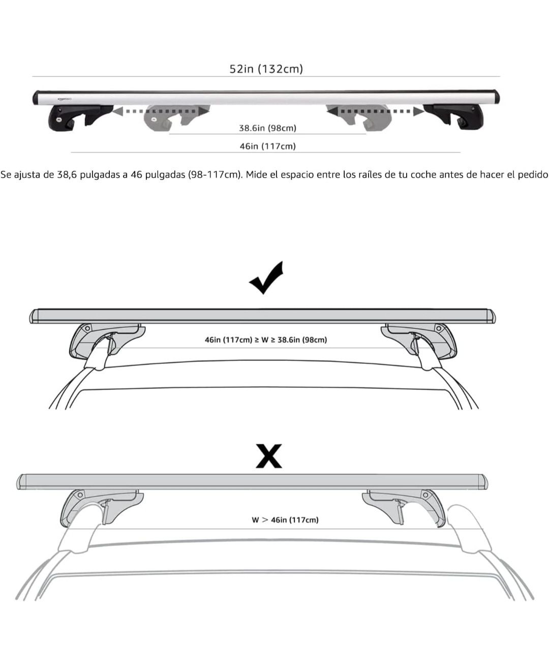 Barras de Tijadilo Basic Universal para Biciclet