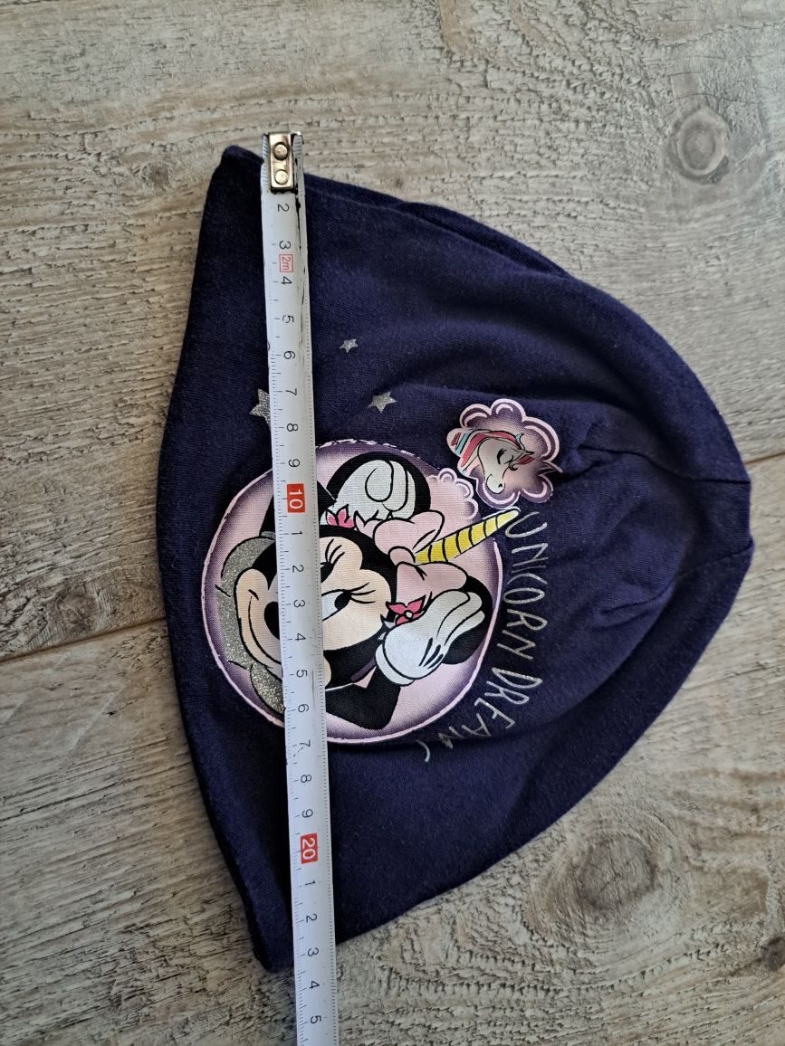 Czapki dziewczęce - Myszka Minnie,  Elza - 2 szt.