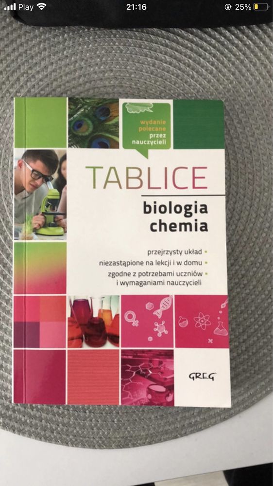 Tablica do biologi i chemi podrecznik