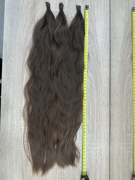 Продаю натуральне нефарбоване волосся 50см /90 г