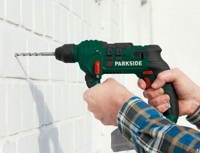 Wiertarka Udarowa Parkside Pabh 20-li C3 + Wiertła