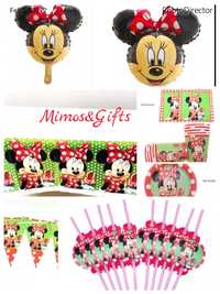 Kit 53 peças Minnie vermelha novo