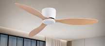 Ventoinha de teto com luz LED e comando
