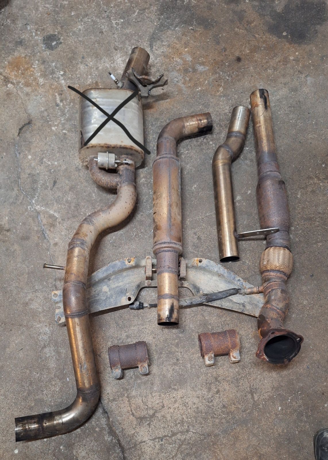 Linha Completa Full Inox Audi A3 1.8 turbo