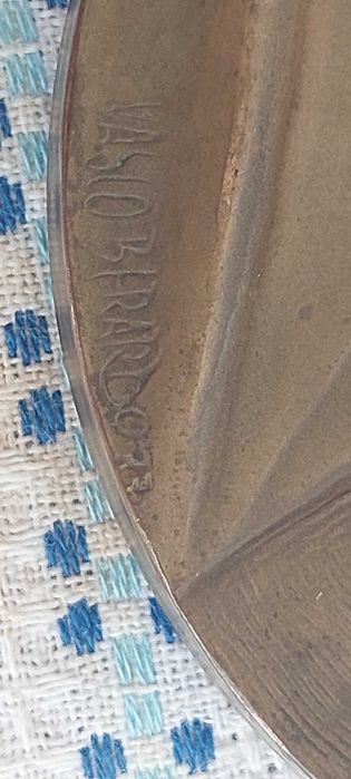 Medalha bronze de Vasco Berardo, 1ª eleição presidencial Ramalho Eanes