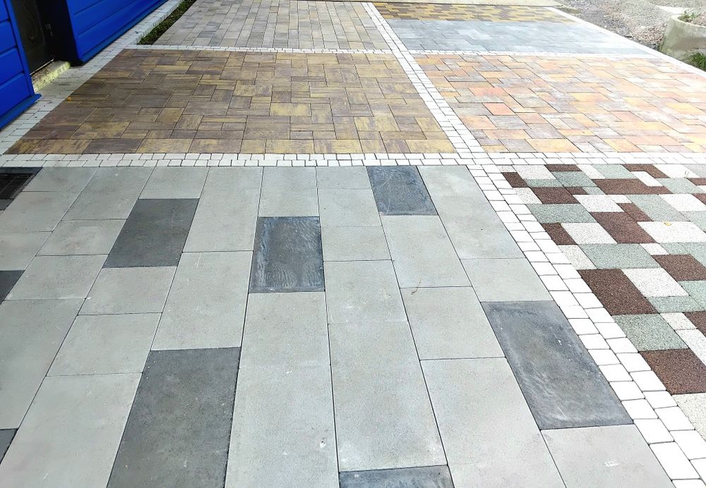 Бруківка OZON, поребрики, палісади, жолоби