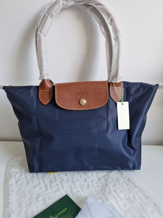 Granatowa/ blue navy torebka LONGCHAMP roz M