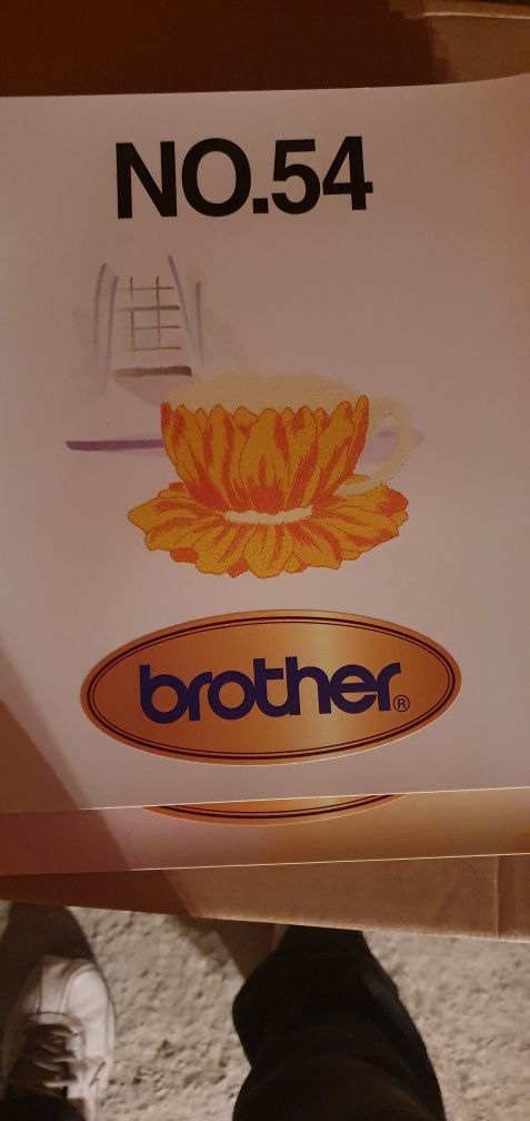 Cartão para máquina de bordar Brother