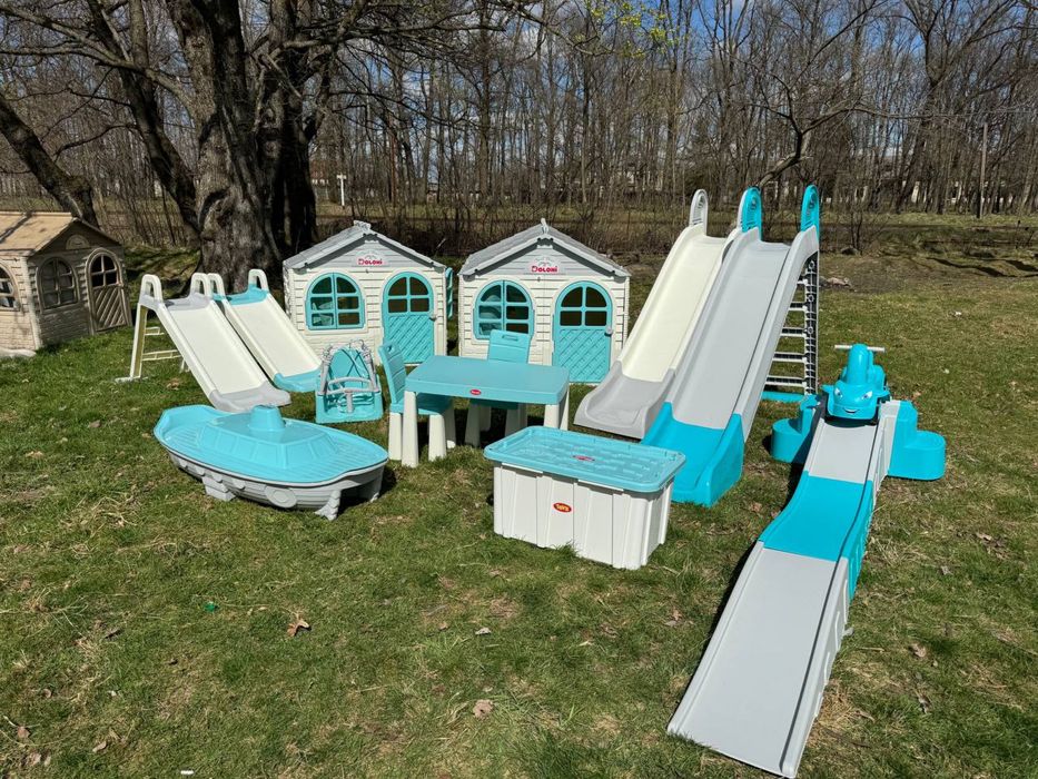 Від ВИРОБНИКА‼️Ігровий дитячий майданчик|будиночок. Гірка. Пісочниця