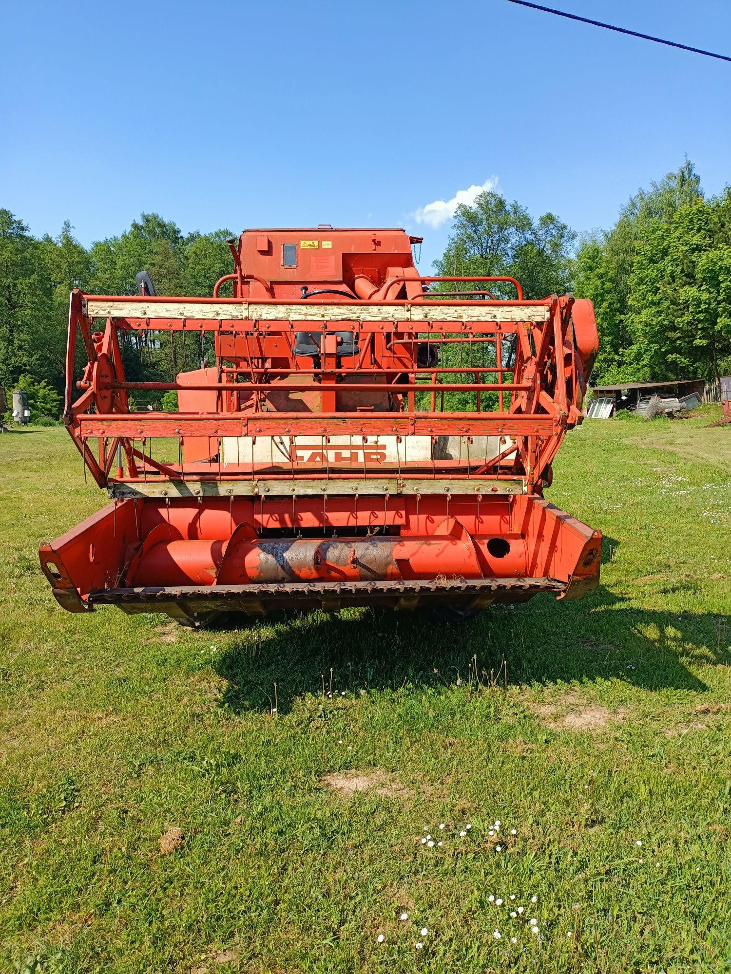 Kombajn zbożowy fahr 600