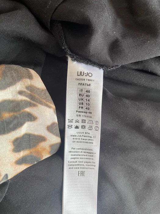 Liu Jo sukienka jedwabna 46 IT 40 PL