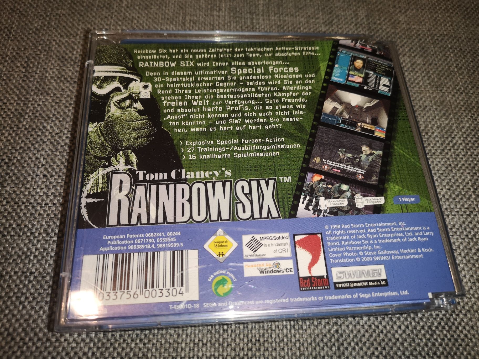 Rainbow Six DREAMCAST SEGA gra (stan bdb) kioskzgrami Ursus