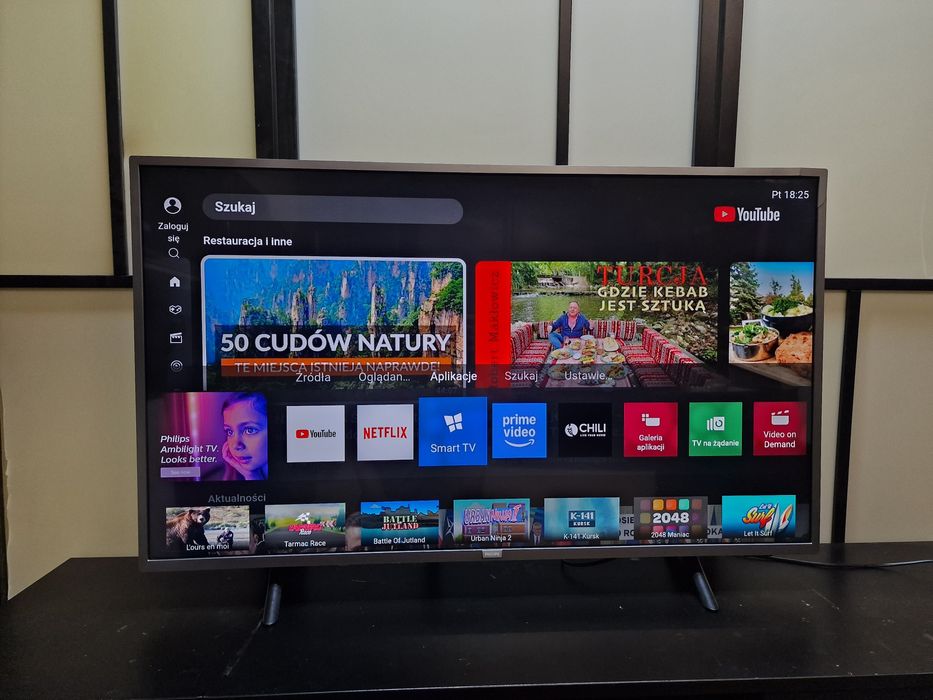PHILIPS 43cale DVB-T2 SMART telewizor