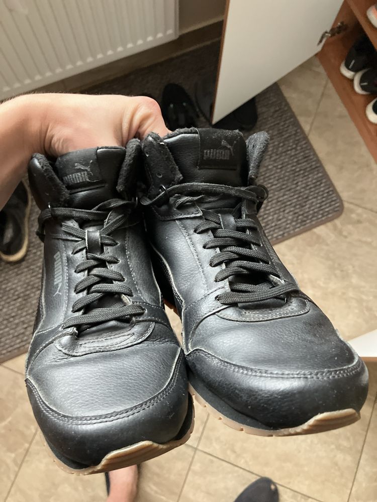 Buty męskie PUMA jesienno-zimowe 43 czarne stan idealny