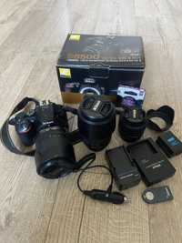 Nikon d5500+ 3 obiektywy i akcesoria