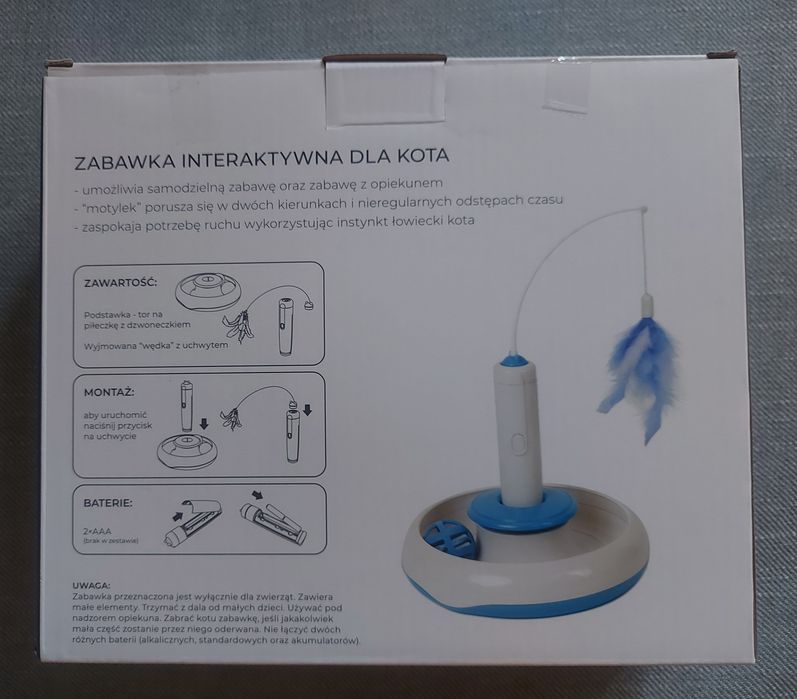 Soxo - zabawka interaktywna 3w1 dla kota