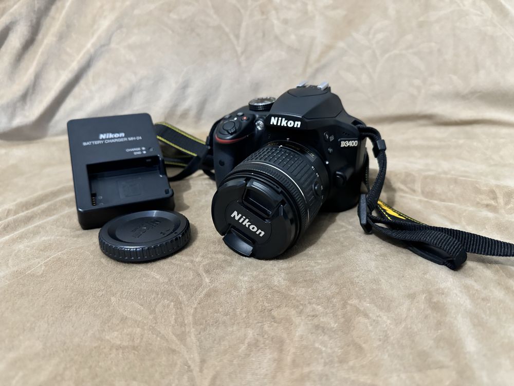 Nikon D3400 + Objetiva de 18-55mm