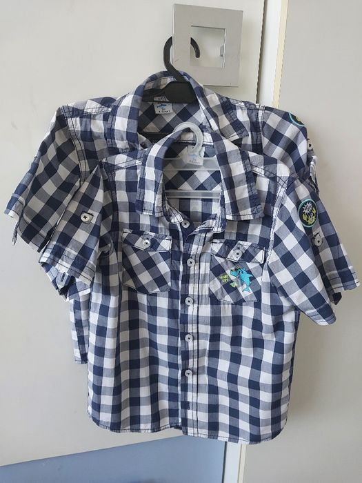 Koszule bliźniaki roz 110-116