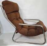 bauhaus Krzesło fotel W STYLU bauhaus metalowe vintage retro lata 70