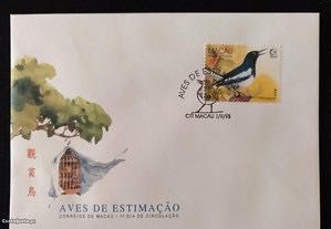 FDC - envelope do 1. dia - Aves de Estimação - Macau - 1995