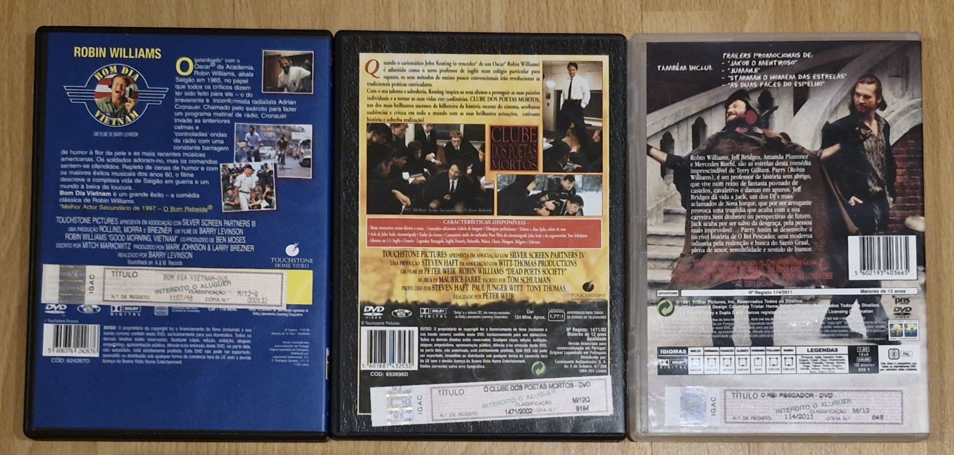 Dvds filmes de Robin Williams