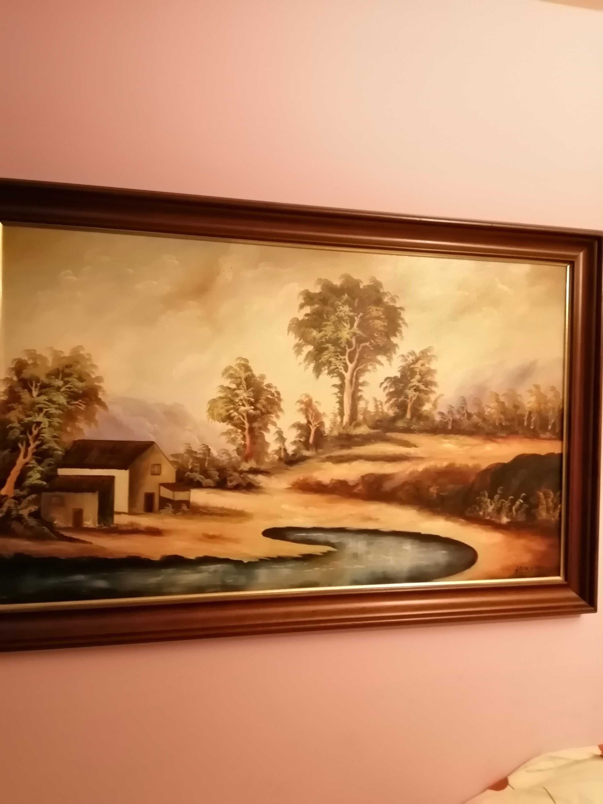 Pintura a Oleo Sobre Tela 71x1,10 de J. GONCALVES