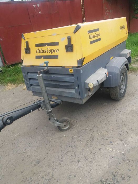 Компресор Atlas Copco XAS 97, у користуванні був дуже мало!