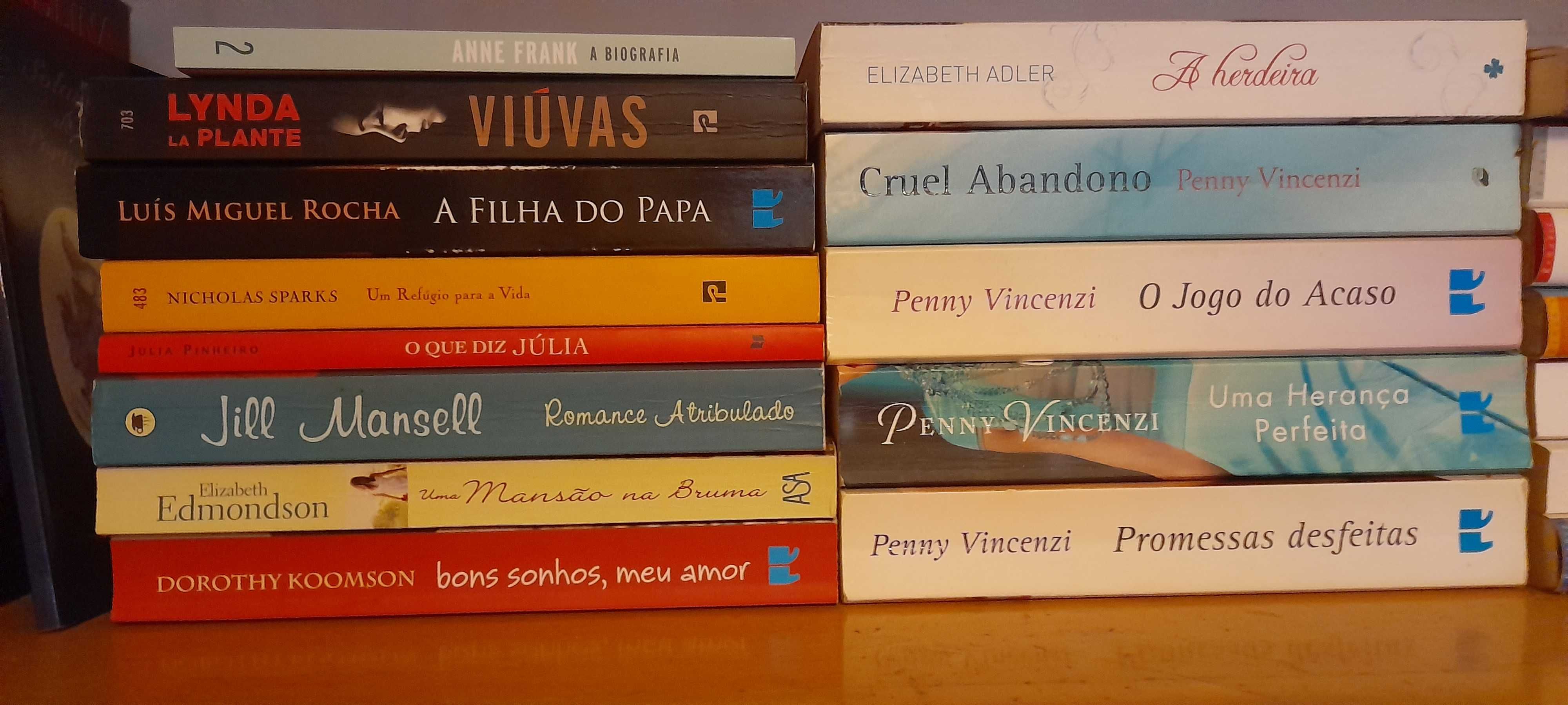 Livros variados de autores internacionais