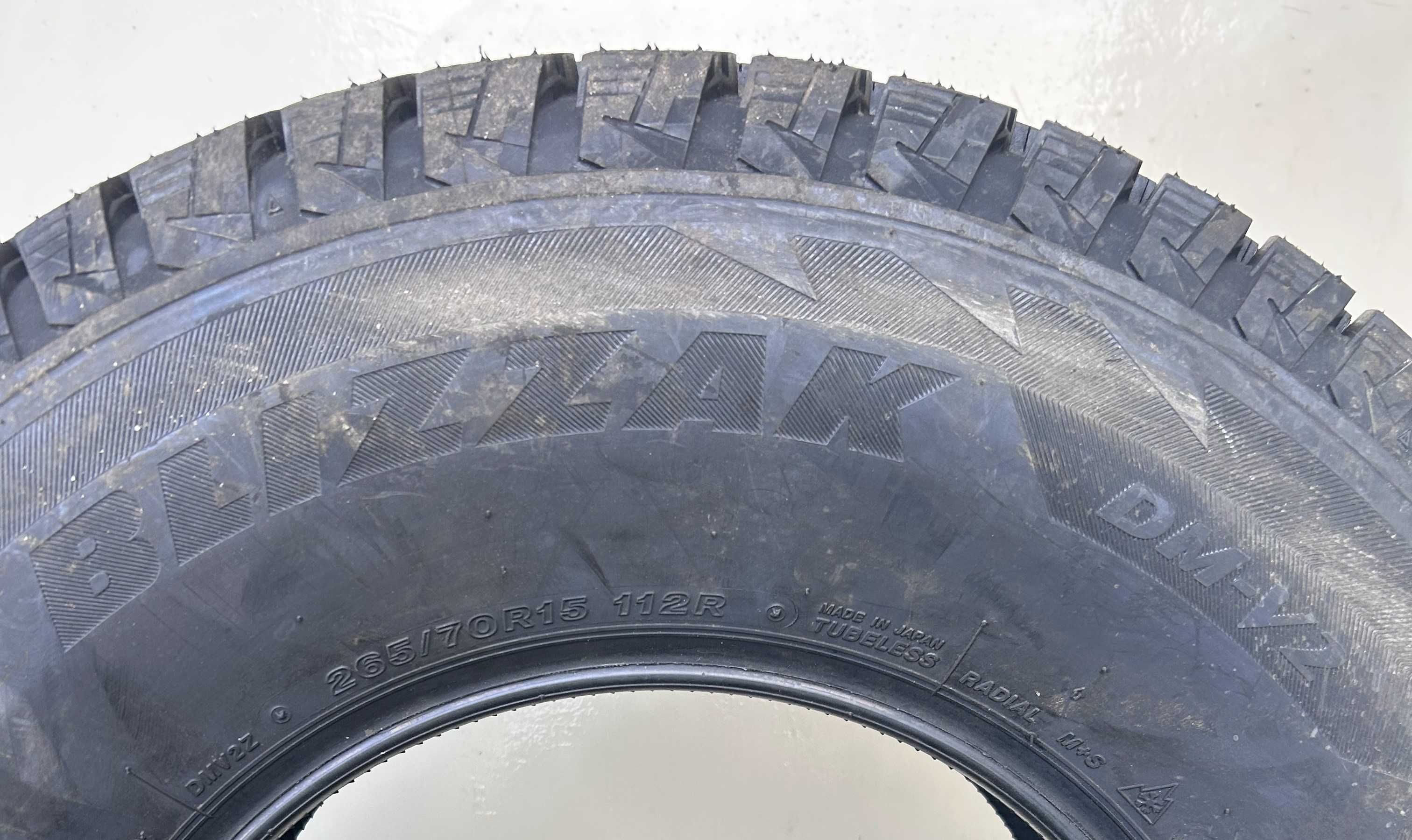 4x opony zimowe Bridgestone Blizzak DM-V2 265/70R15 112R nowe