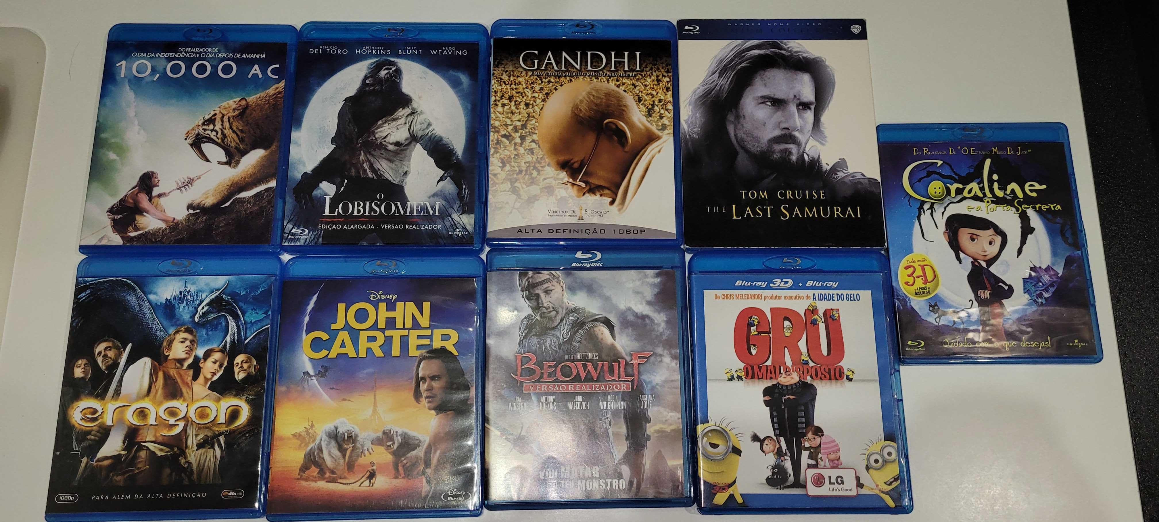 Vários filmes em Blu-ray / Blu-ray 3D