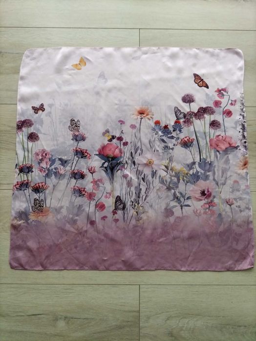 Jedwaba apaszka fioletowa VENEZIA