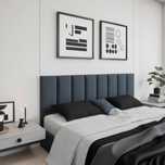 Kit de Cabeceira de Cama com Placas Estofadas 60x20cm - Envio Imediato