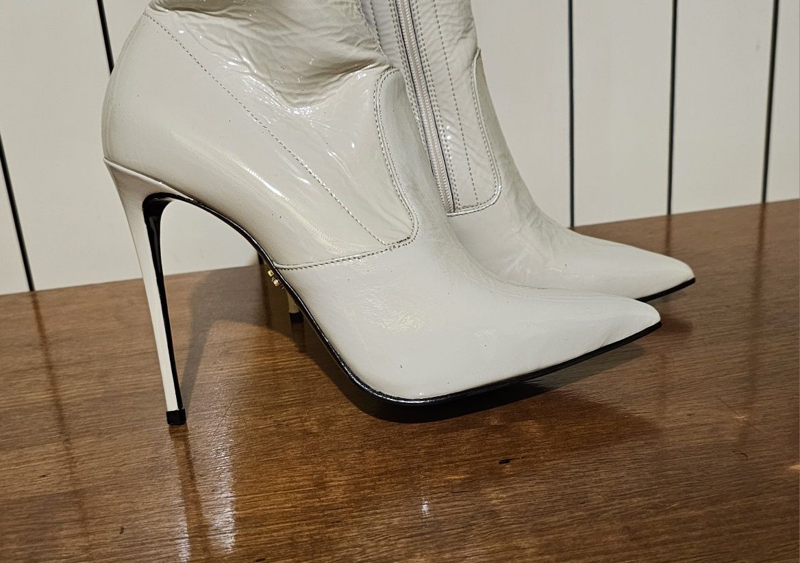Le silla kozaki muszkieterki szpilki 38.5 szpilki 12cm