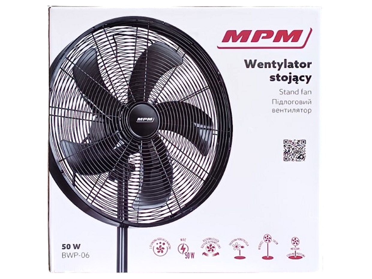 Wiatrak - Wentylator podłogowy MPM BWP-06 - 50W