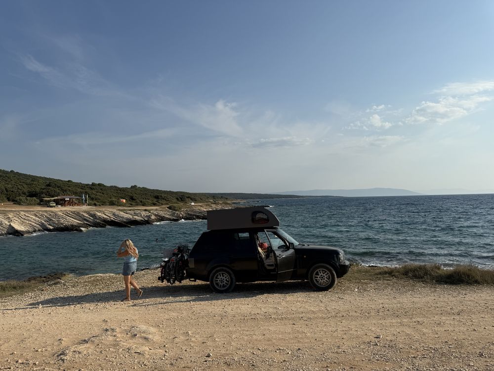 Land rover Range rover Box spanie diy L322 minikamper