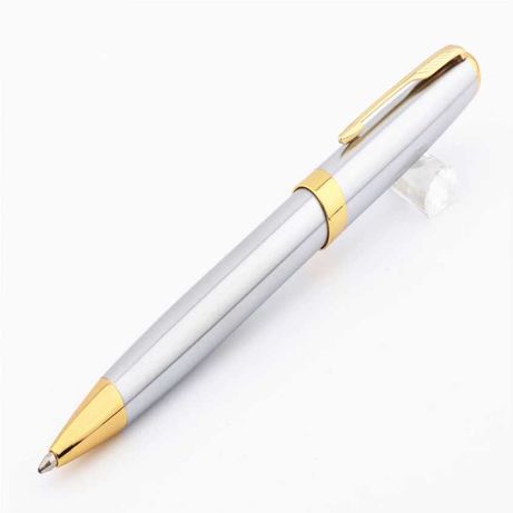 Ручка шариковая металлическая красивая - сувенирная.