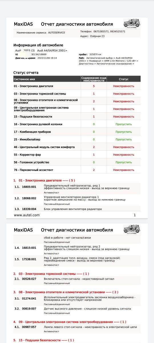 Комп'ютерна діагностика всіх авт(електро, гібрид), та систем тиску шин