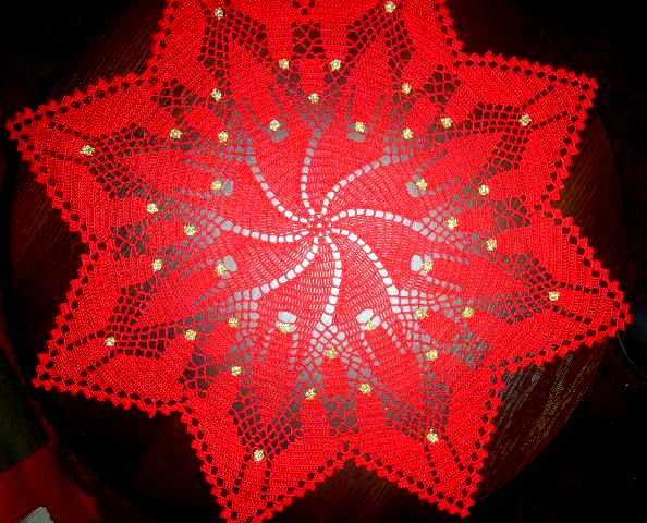 Serweta świąteczna "Świeczki" - Boże Narodzenie