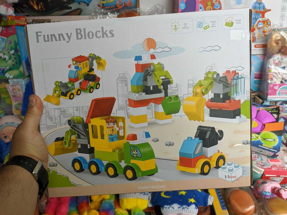 Конструктор типа лего дупло lego duplo большие детали