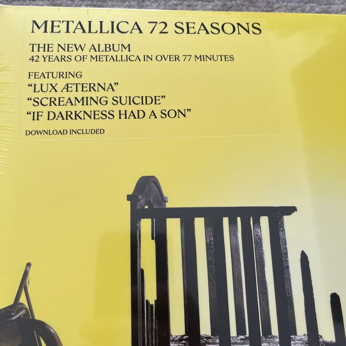 Três copias seladas de 72 Seasons dos Metallica - Raro