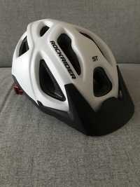 Kask rowerowy MTB Rockrider ST 100, Biały, Rozmiar M