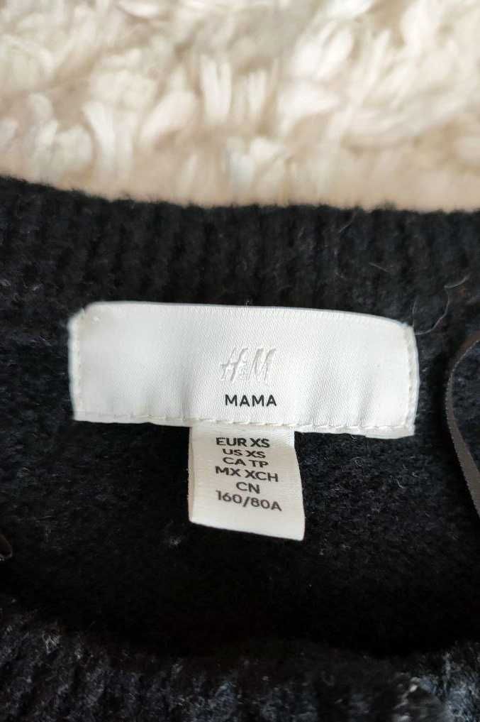 Кардиган з домішкою вовни в'язаний жіночий H&M Xs-S