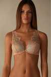 Intimissimi 75F • cielista blekitna koronka • jak nowy